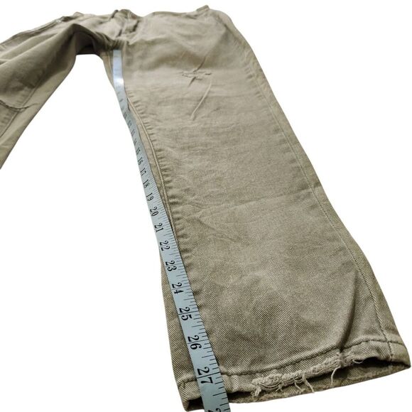 YMI  jeans for Women's Size 11/30 Mom Fit Light Green Color Distressed Style - Picture 10 of 14